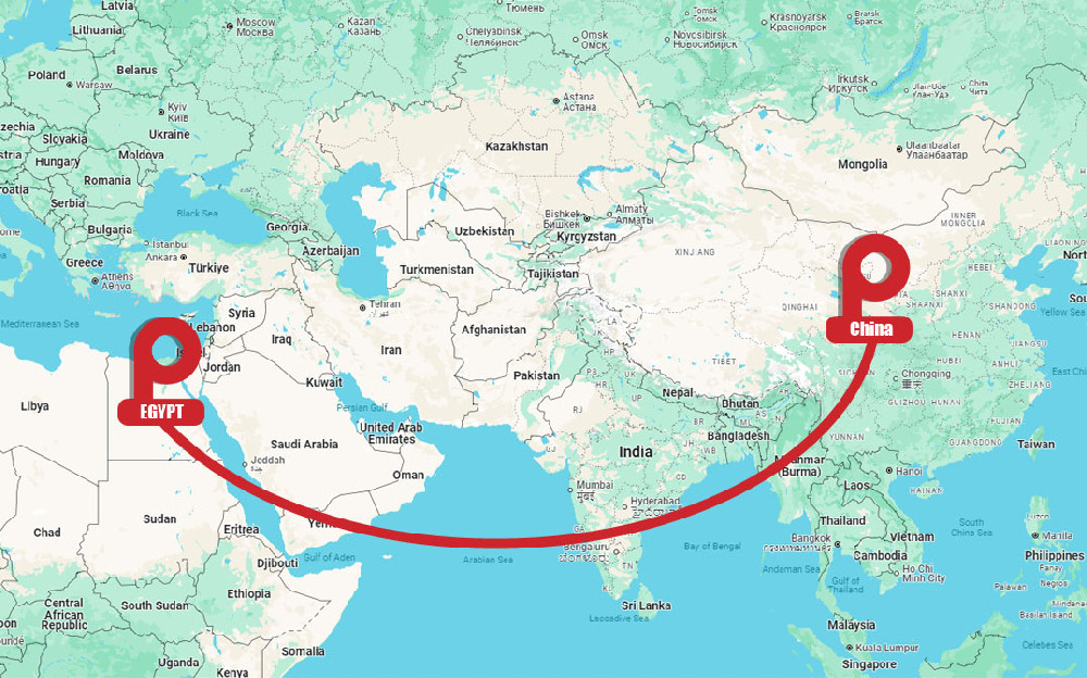 Shipping From China To Egypt