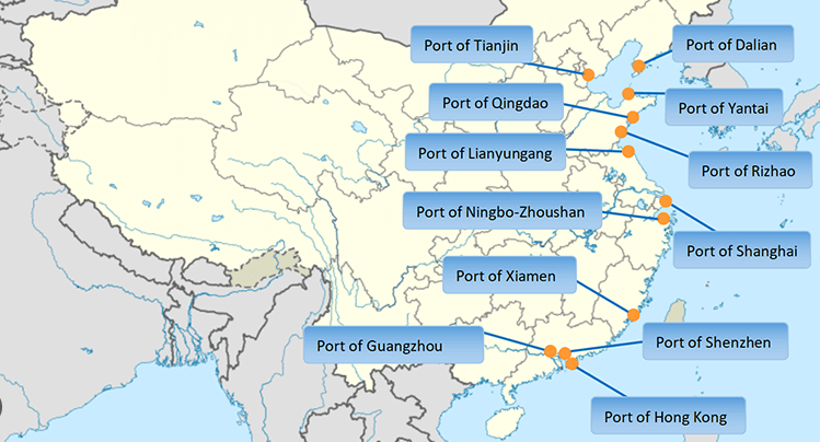 Major Port in China