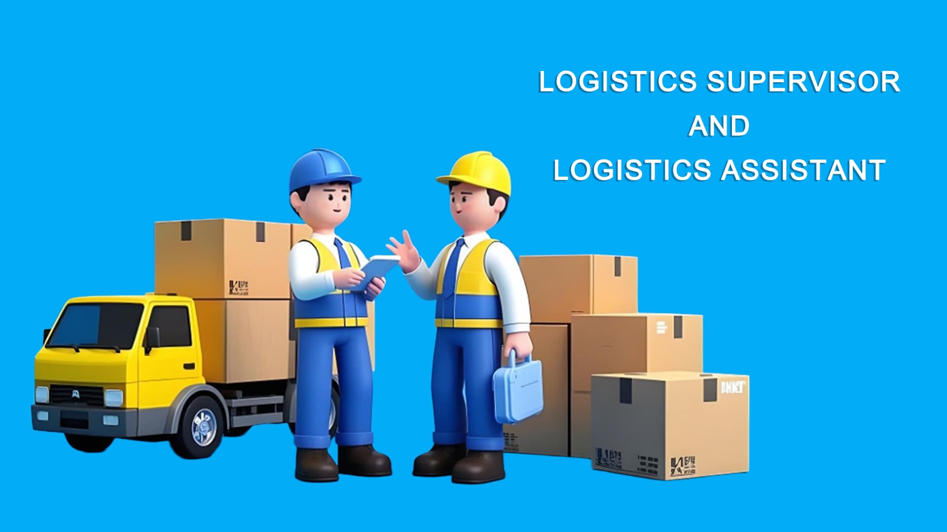 logistics supervisor and logistics assistant